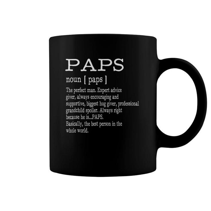Paps Definition Grandpa Father's Day Gifts - Men Coffee Mug