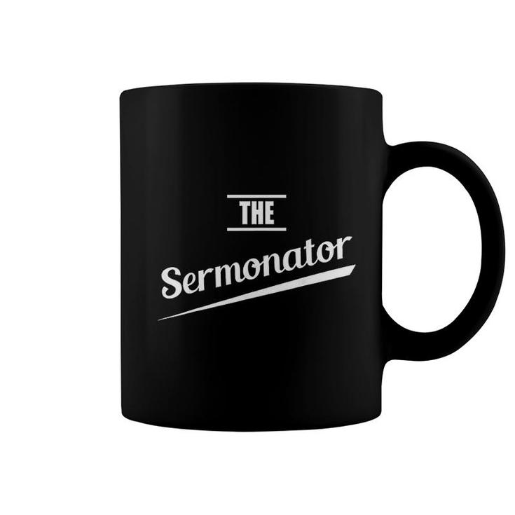 Pastor Gift Preacher Funny Sermonator Coffee Mug