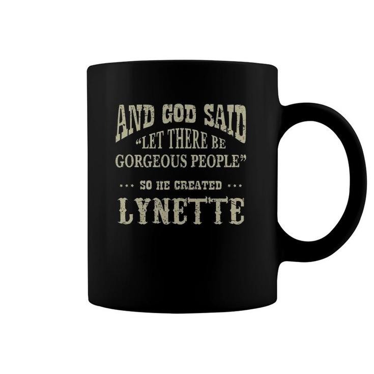 Personalized Birthday Gift Idea For Person Named Lynette Coffee Mug