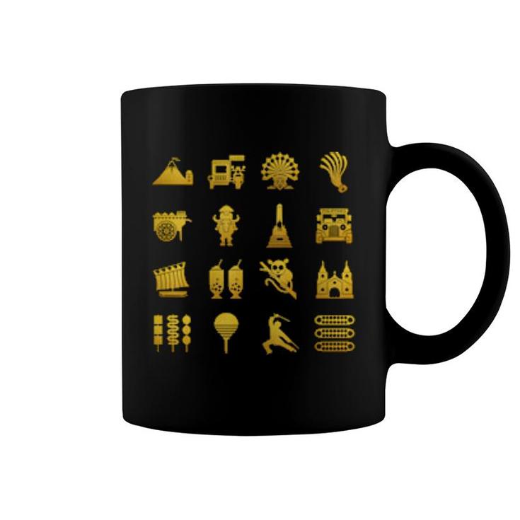 Philippine Culture Icons Coffee Mug | Mazezy