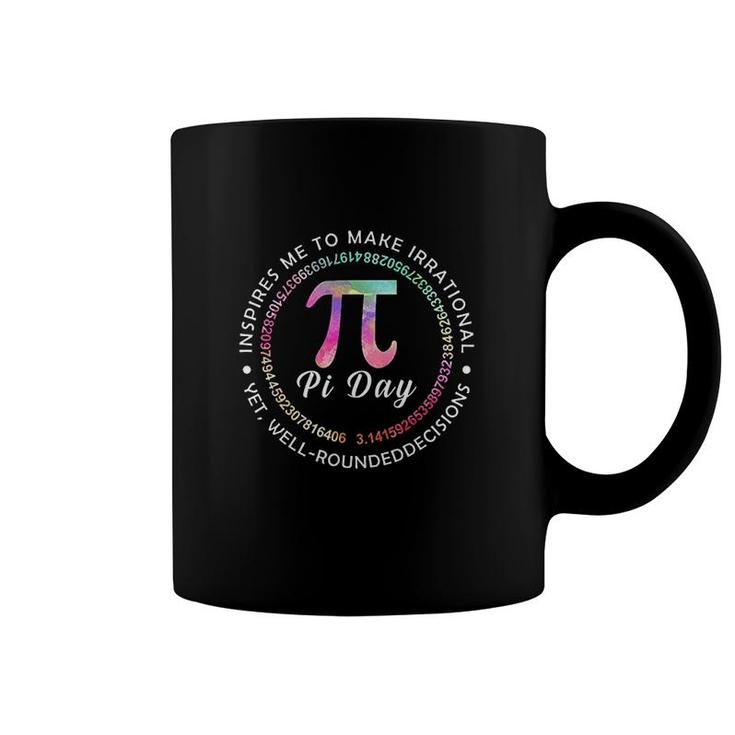 Pi Day Inspires Me Coffee Mug