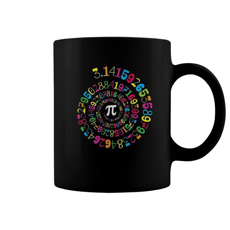 Pi Spiral Novelty Math Geek 314 Pi Day Coffee Mug