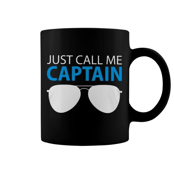 Pilot Just Call Me Captain Coffee Mug