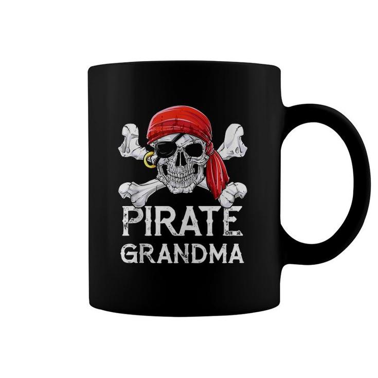Pirate Grandma Jolly Roger Mothers Day Gifts Family Matching Coffee Mug