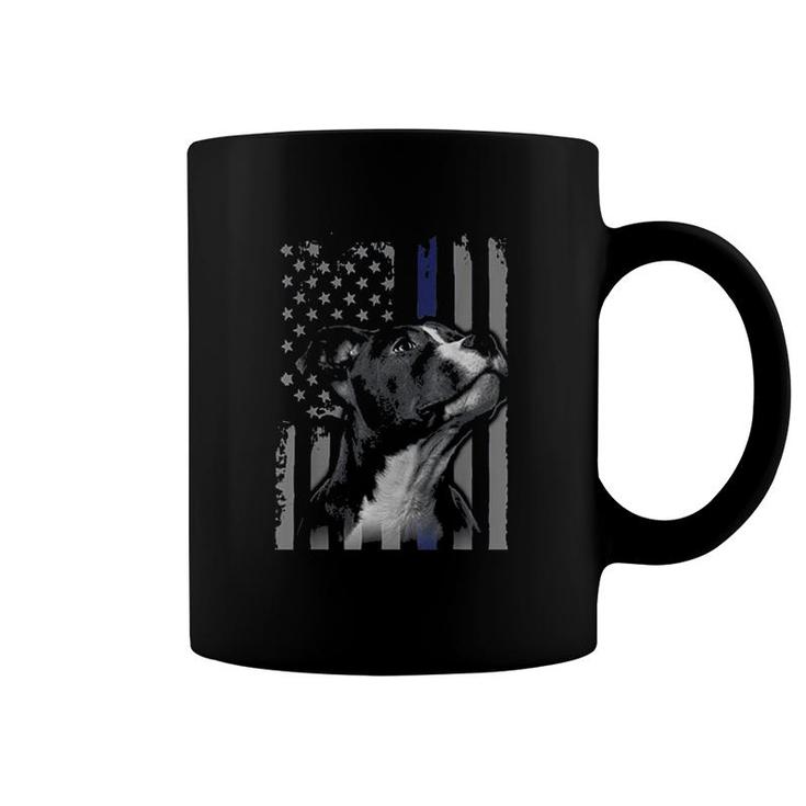 Pitbull American Thin Blue Coffee Mug