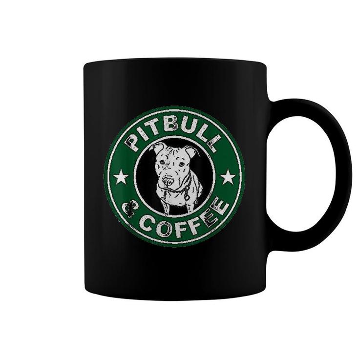 Pitbull And Coffee Cute Coffee Mug