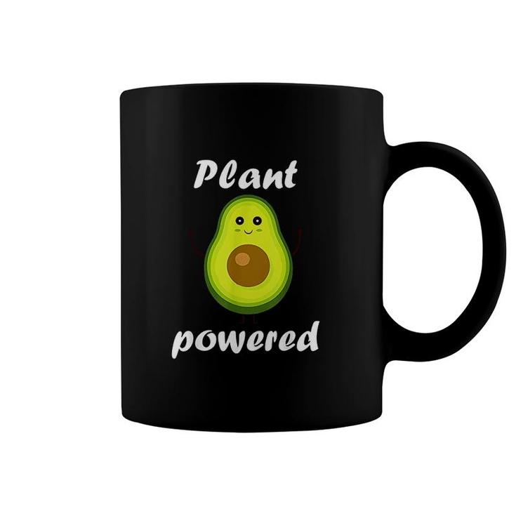 Plant Powered Avocado Vegan Vegetarian Coffee Mug