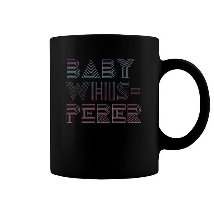 Pregnancy Announcement Baby Whisperer Midwife Doula Funny Coffee Mug