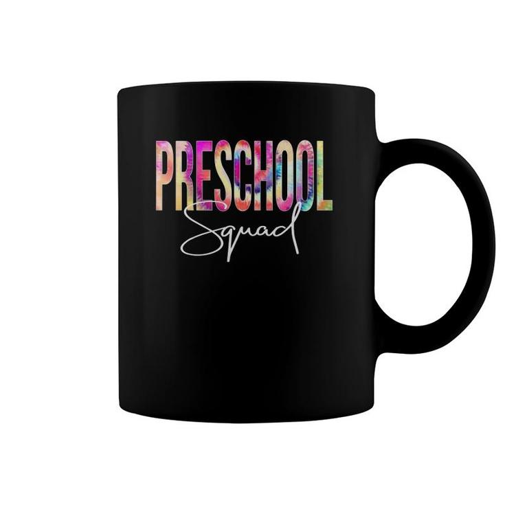 Preschool Squad Tie Dye Back To School Women Coffee Mug