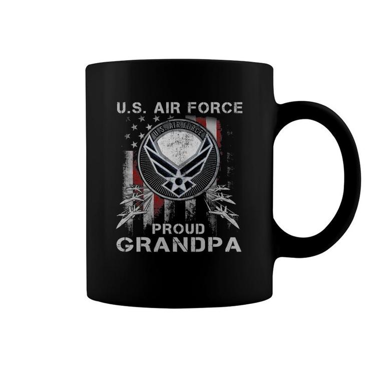 Pride Us Army  I'm A Proud Air Force Grandpa Coffee Mug