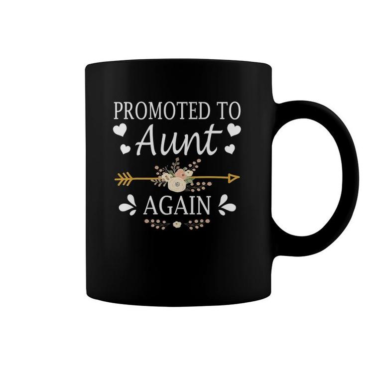 Promoted To Aunt Again  Mothers Day Coffee Mug