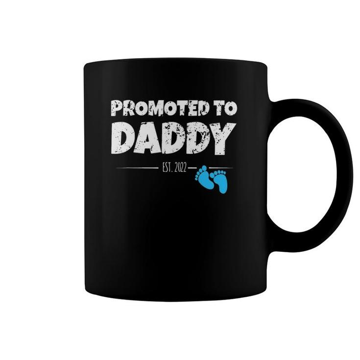 Promoted To Daddy  2022 First Time New Dad Gift Coffee Mug