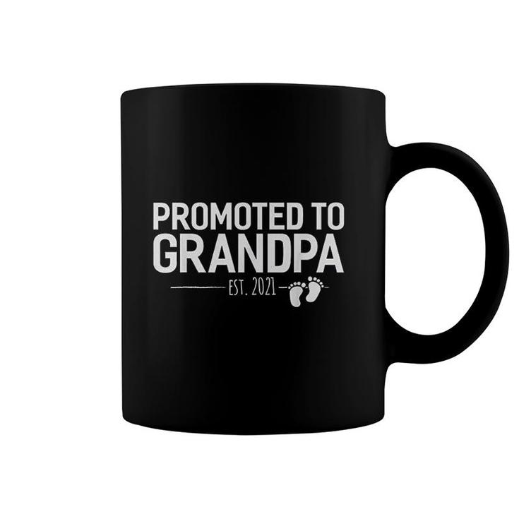 Promoted To Grandpa 2021 Coffee Mug