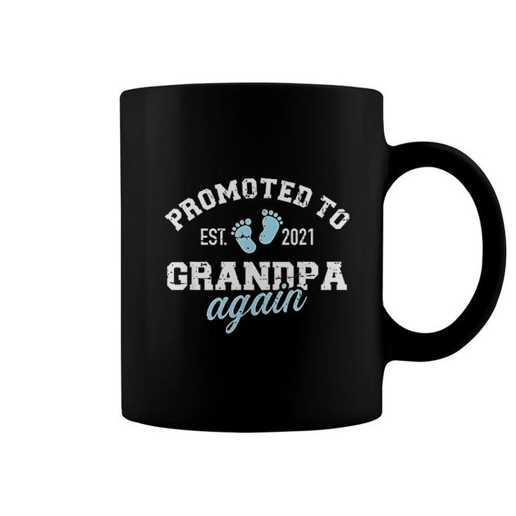 Promoted To Grandpa Again 2021 Coffee Mug