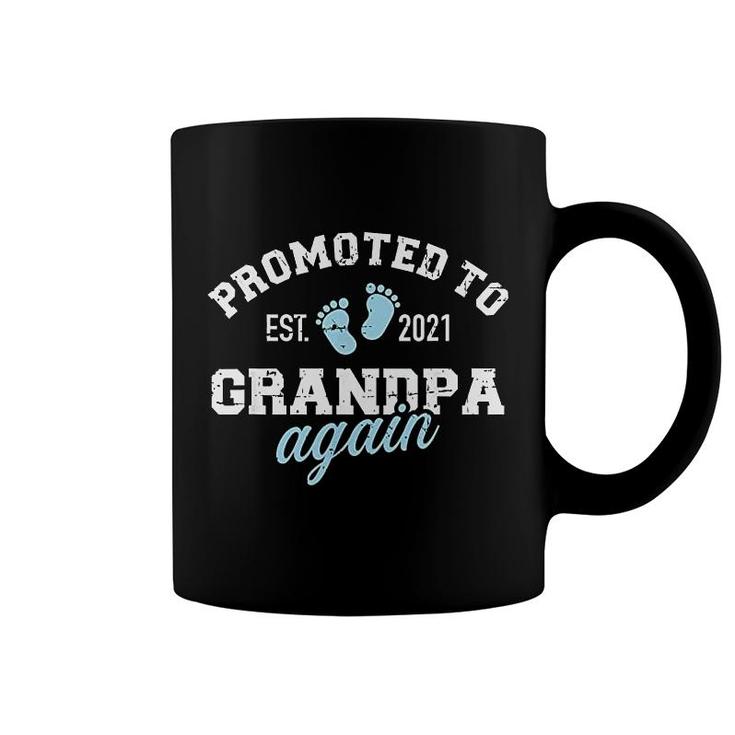 Promoted To Grandpa Again 2021 Coffee Mug