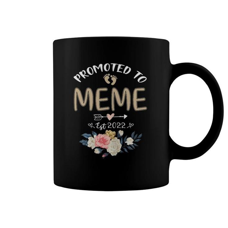 Promoted To Meme 2022 First Time Mother New Mom To Be Gift Coffee Mug