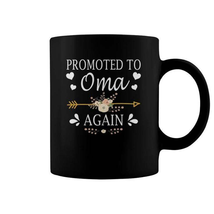 Promoted To Oma Again  Mothers Day Gifts Coffee Mug