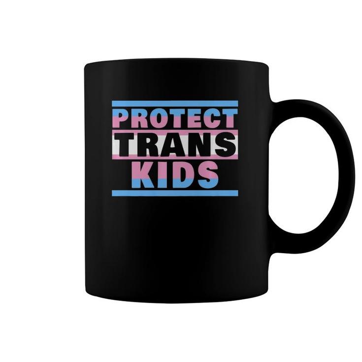 Protect Trans Kids  Transgender Flag Protect Trans Kids Premium Coffee Mug