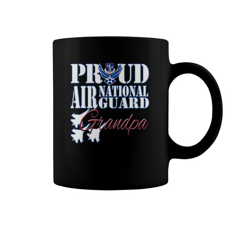 Proud Air National Guard Grandpa  Air Force Military Coffee Mug