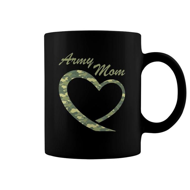 Proud Army Mom Gift Military Mother Camouflage Apparel Coffee Mug