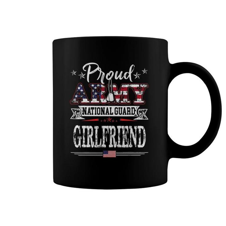 Proud Army National Guard Girlfriend  Us Patriotic Coffee Mug