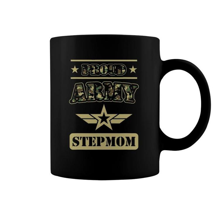 Proud Army Stepmom Army Mom Womens Mother's Day Coffee Mug