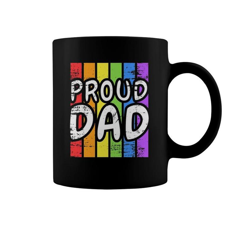 Proud Dad Lgb Dad Graphic Tees Pride Month Coffee Mug