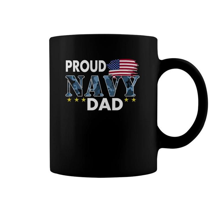Proud Dad Of A Navy Sailor  Coffee Mug