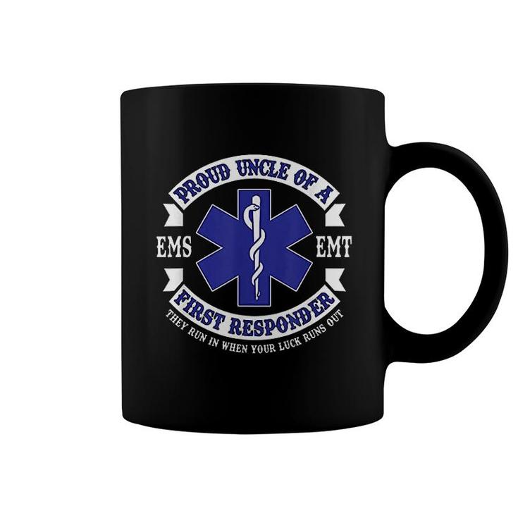 Proud Uncle First Responder Ems Emt Gift Coffee Mug