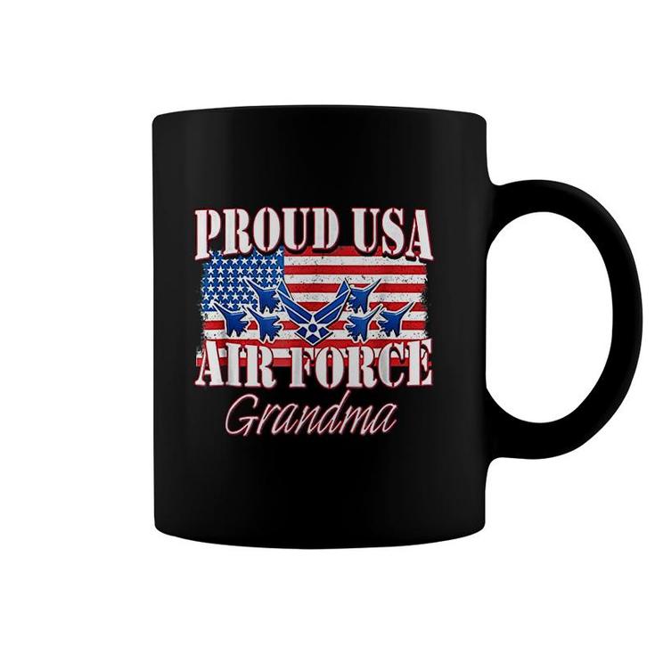 Proud Usa Air Force Grandma Coffee Mug