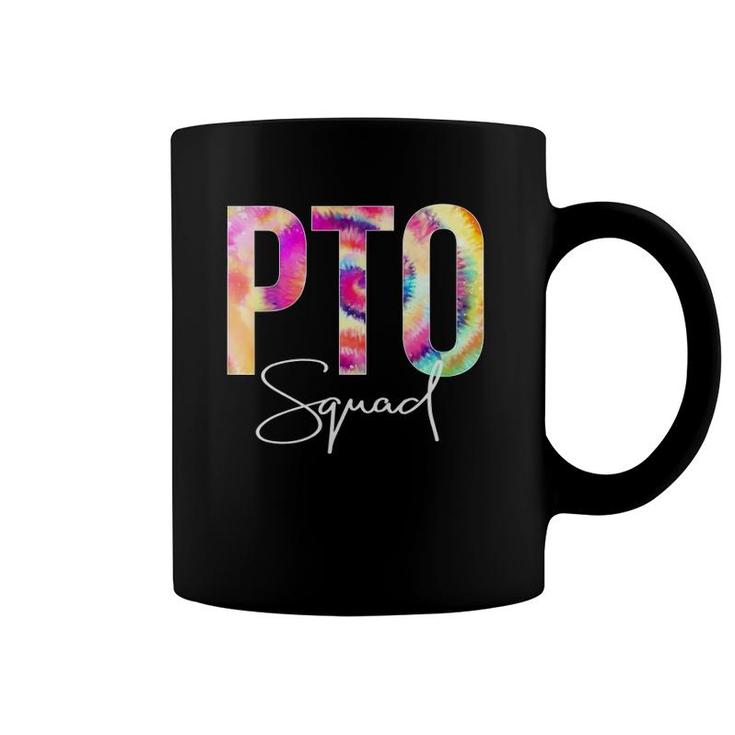 Pto Squad Tie Dye Back To School Women Appreciation Coffee Mug