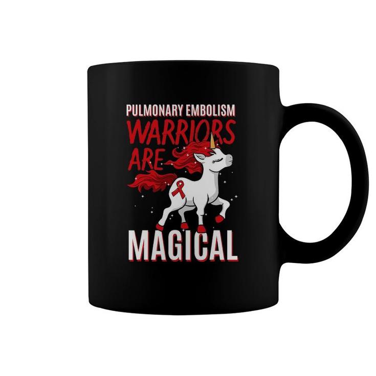 Pulmonary Embolism Awareness Warrior Pe Unicorn Lover Coffee Mug