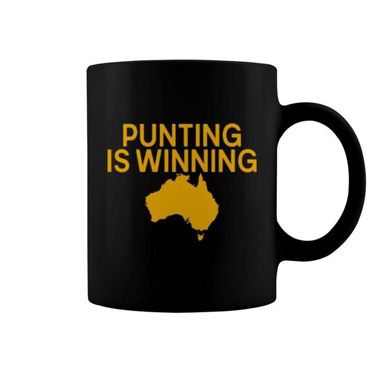 Punting Is Winning Australia Map Tory Taylor  Coffee Mug