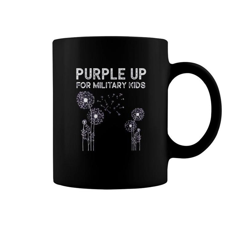 Purple Up For Military Kids Month Of The Military Coffee Mug