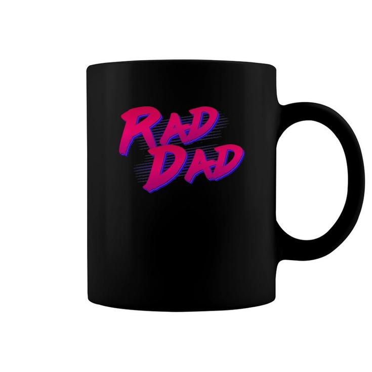 Rad Dad Retro Gift Coffee Mug