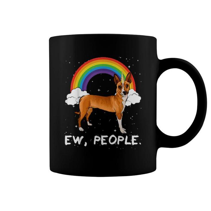 Rainbow Portuguese Podengo Pequeno Ew People Unicorn Dog  Coffee Mug