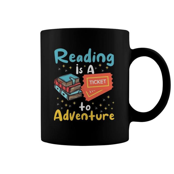 Reading Adventure Library Student Teacher Book Bookaholic Coffee Mug