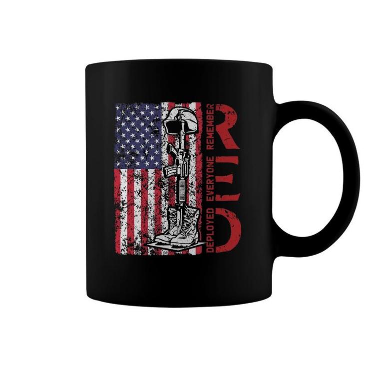 Red Friday Military Remember Everyone Deployed Us Army Retro  Coffee Mug