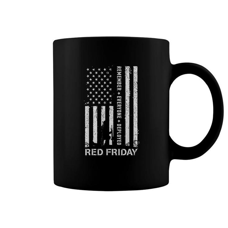 Red Friday Remember Everyone Deployed Coffee Mug