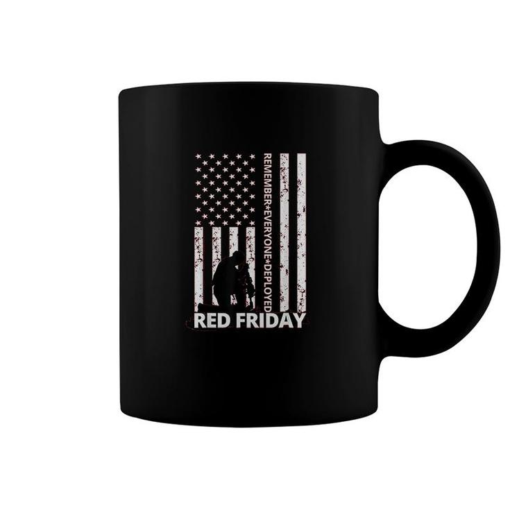 Red Friday Remember Everyone Deployed Coffee Mug