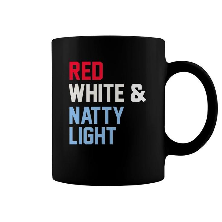 Red White And Natty-Light 4Th Of July Coffee Mug
