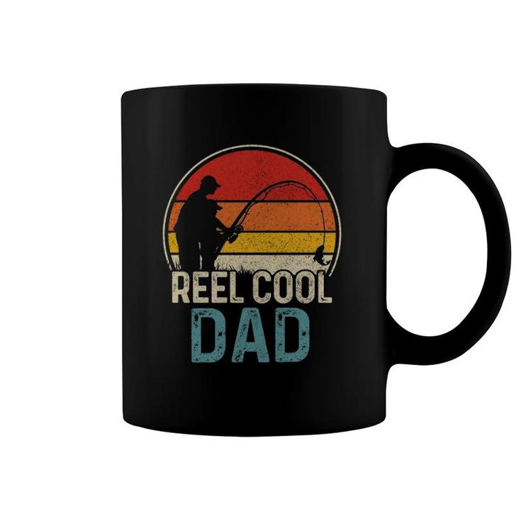 Reel Cool Dad Funny Fishing Fisherman Father's Day Gift  Coffee Mug