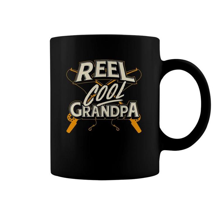 Reel Cool Grandpa Fishing Granddad Gift Coffee Mug