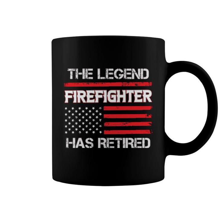 Retired Firefighter Legend Coffee Mug