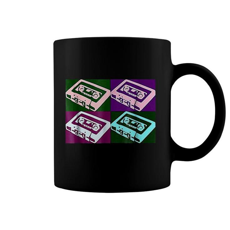Retro 80s Music Cassette Tapes Coffee Mug