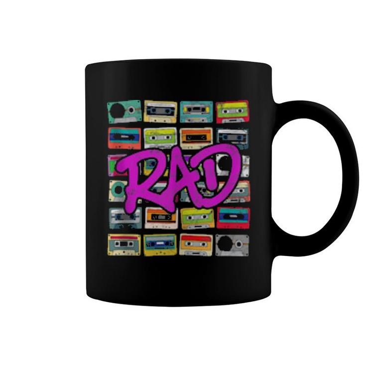 Retro 80S Totally Rad 1980S Cassette Vintage Eighties  Coffee Mug