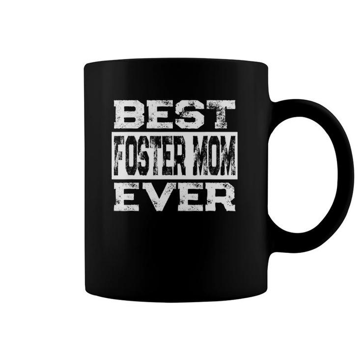 Retro Best Foster Mom Ever Foster Family Mother's Day Coffee Mug