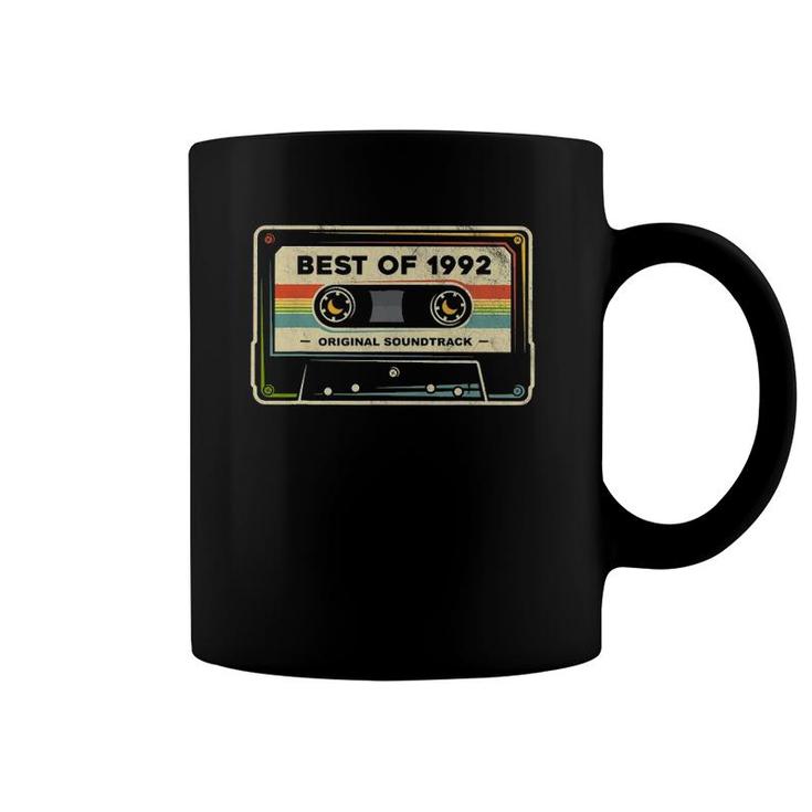 Retro Best Of 1992 Mixtape Vintage 29Th Birthday Cassette Coffee Mug