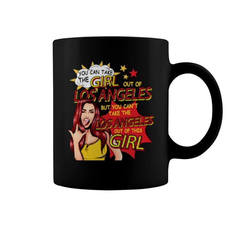 Retro Girl From Los Angeles Comic Style Los Angeles Girl  Coffee Mug
