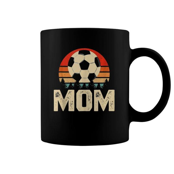 Retro Soccer Mother's Day Gift For Soccer Player Mom Coffee Mug